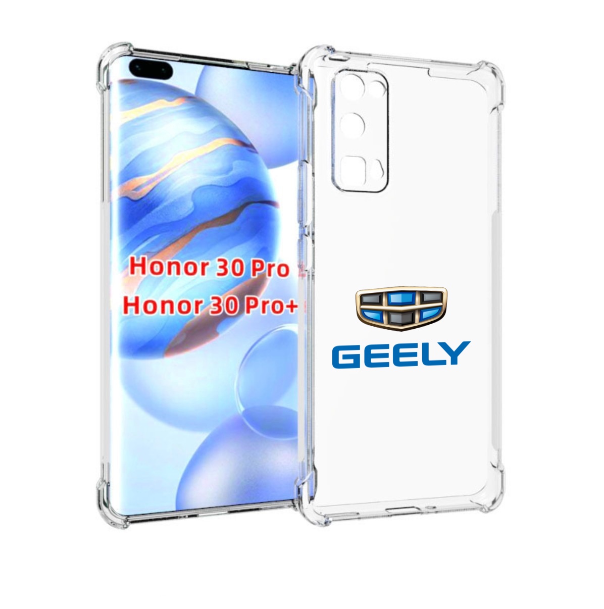 

Чехол бампер MyPads geele джили 3 для Honor 30 Pro, Прозрачный, Tocco