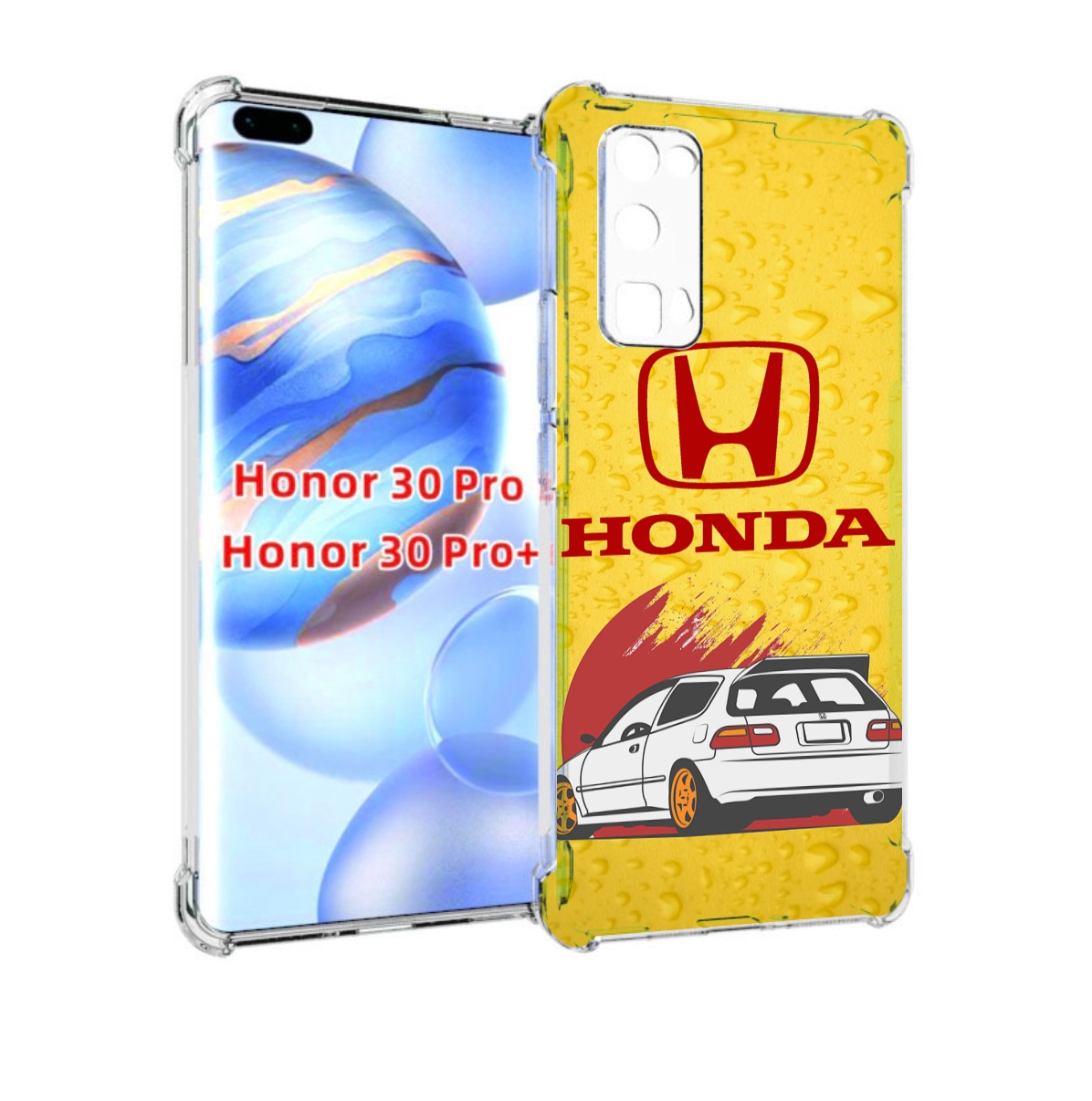 

Чехол бампер MyPads honda-motor для Honor 30 Pro, Прозрачный, Tocco