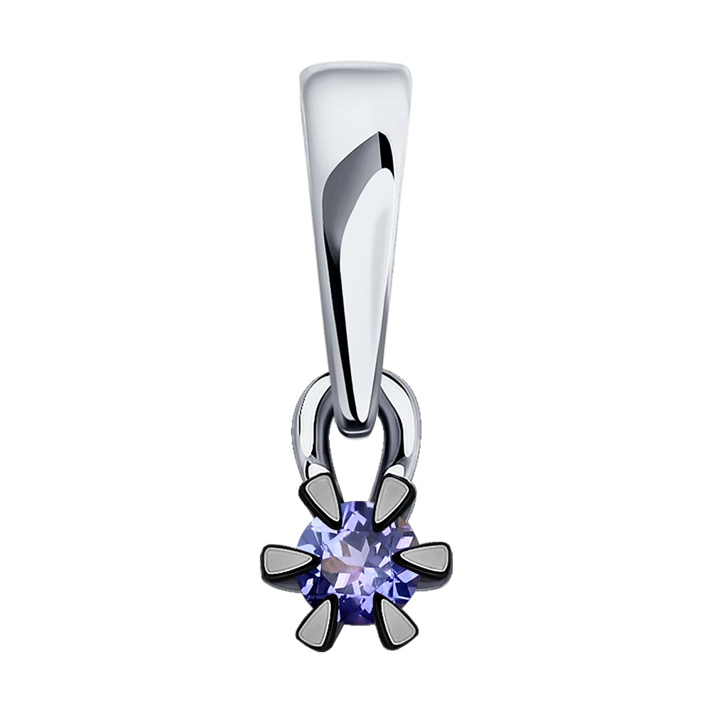 

Кулон из белого золота с танзанитом Diamant 51-230-01715-3, 51-230-01715-3
