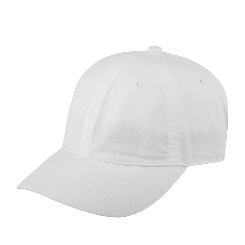 Бейсболка унисекс STETSON 7711102 BASEBALL CAP DELAVE ORGANIC белая р 63