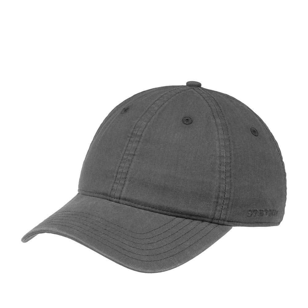 Бейсболка унисекс STETSON 7711102 BASEBALL CAP DELAVE ORGANIC черная р 61