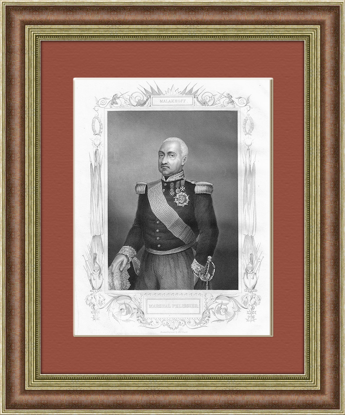

Портрет маршала Пелисье, серия "Крымская война" 1858 г.