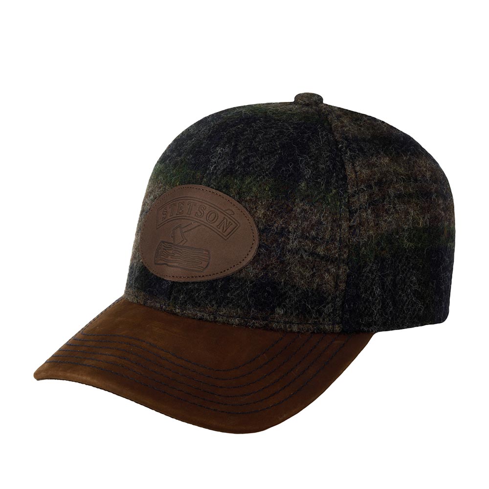 Бейсболка унисекс STETSON 7720307 BASEBALL CAP LUMBERJACK коричневая one size