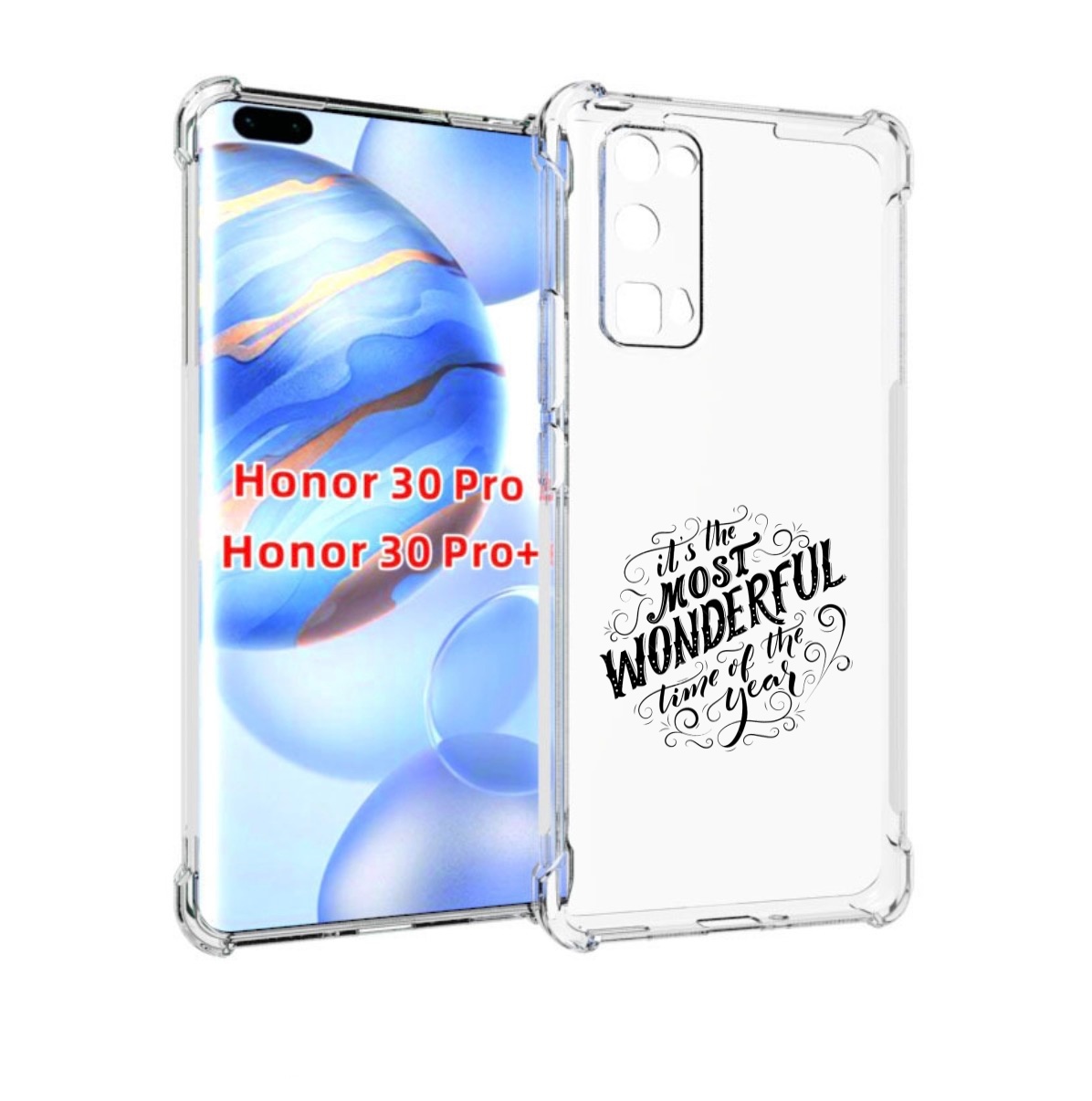 

Чехол бампер MyPads Wonderful для Honor 30 Pro, Прозрачный, Tocco