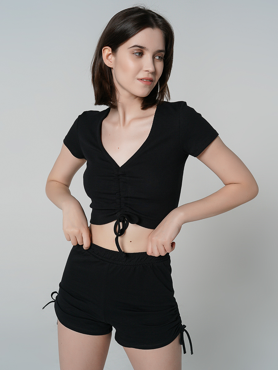 

Футболка женская ТВОЕ 80794 черная XL, 80794