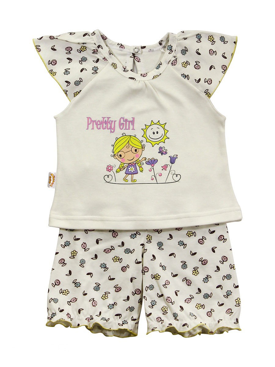 

Пижама детская Желтый кот, цв. бежевый р.86, 610к