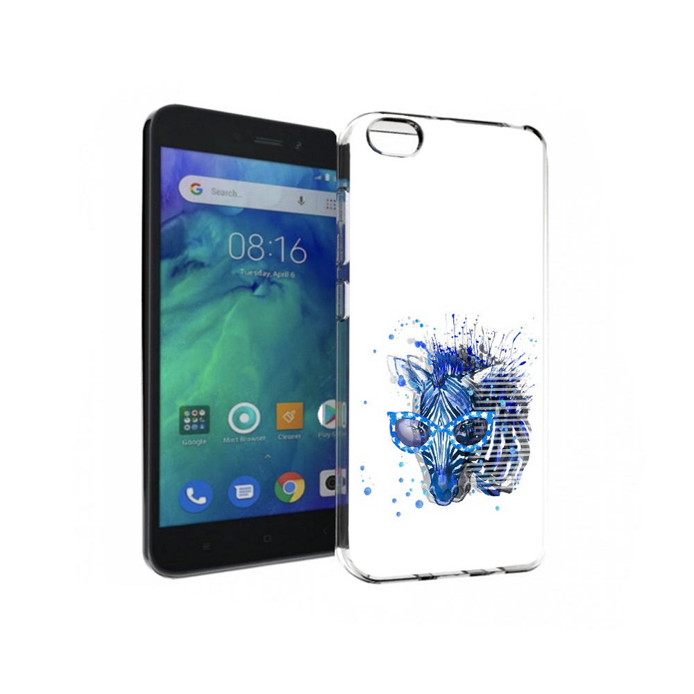 

Чехол MyPads Tocco для Xiaomi Redmi Go расплывчатая зебра, Прозрачный, Tocco