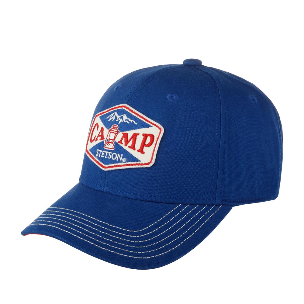 Бейсболка унисекс STETSON 7721142 BASEBALL CAP CAMP синяя one size