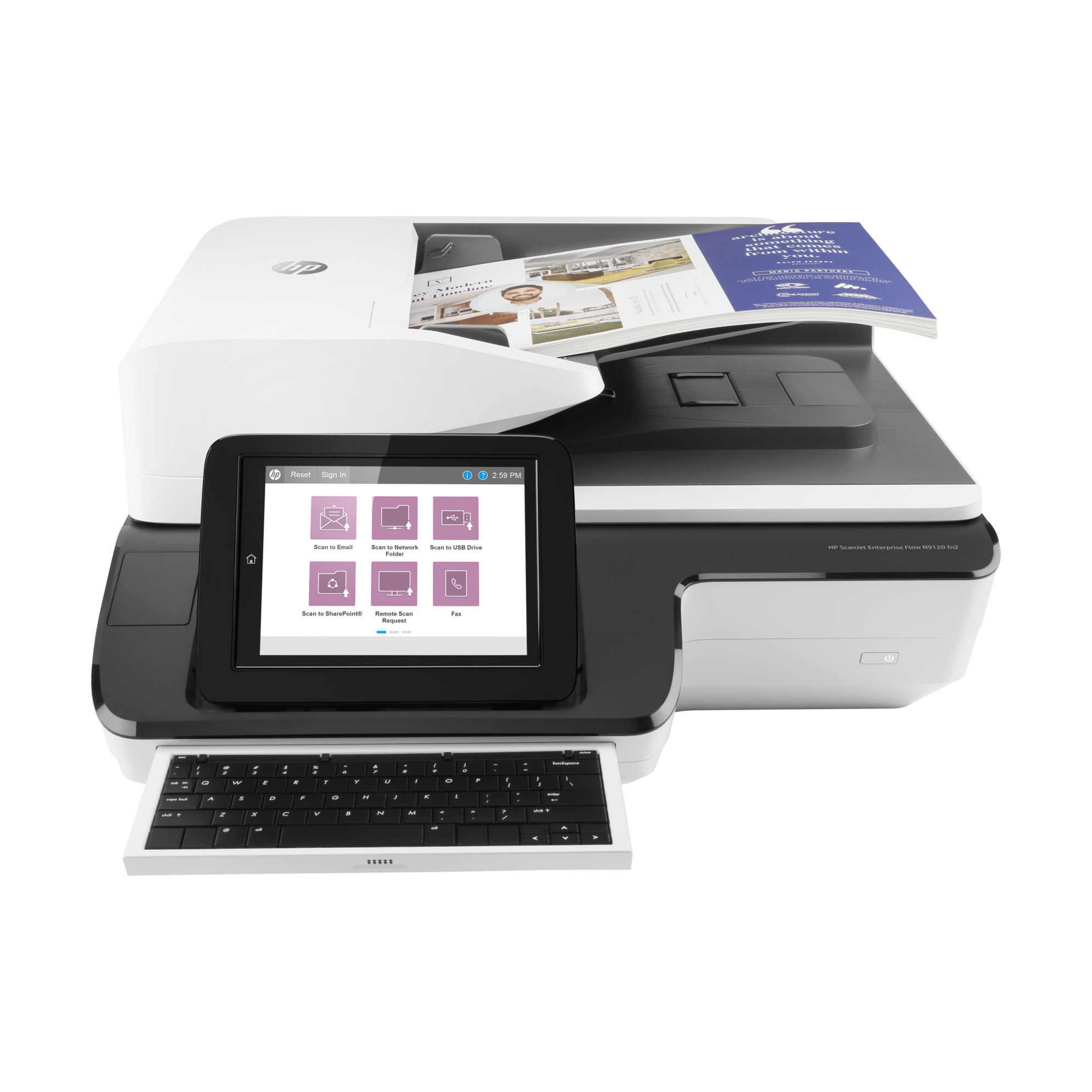 фото Сканер hp scanjet enterprise flow n9120 fn2 white