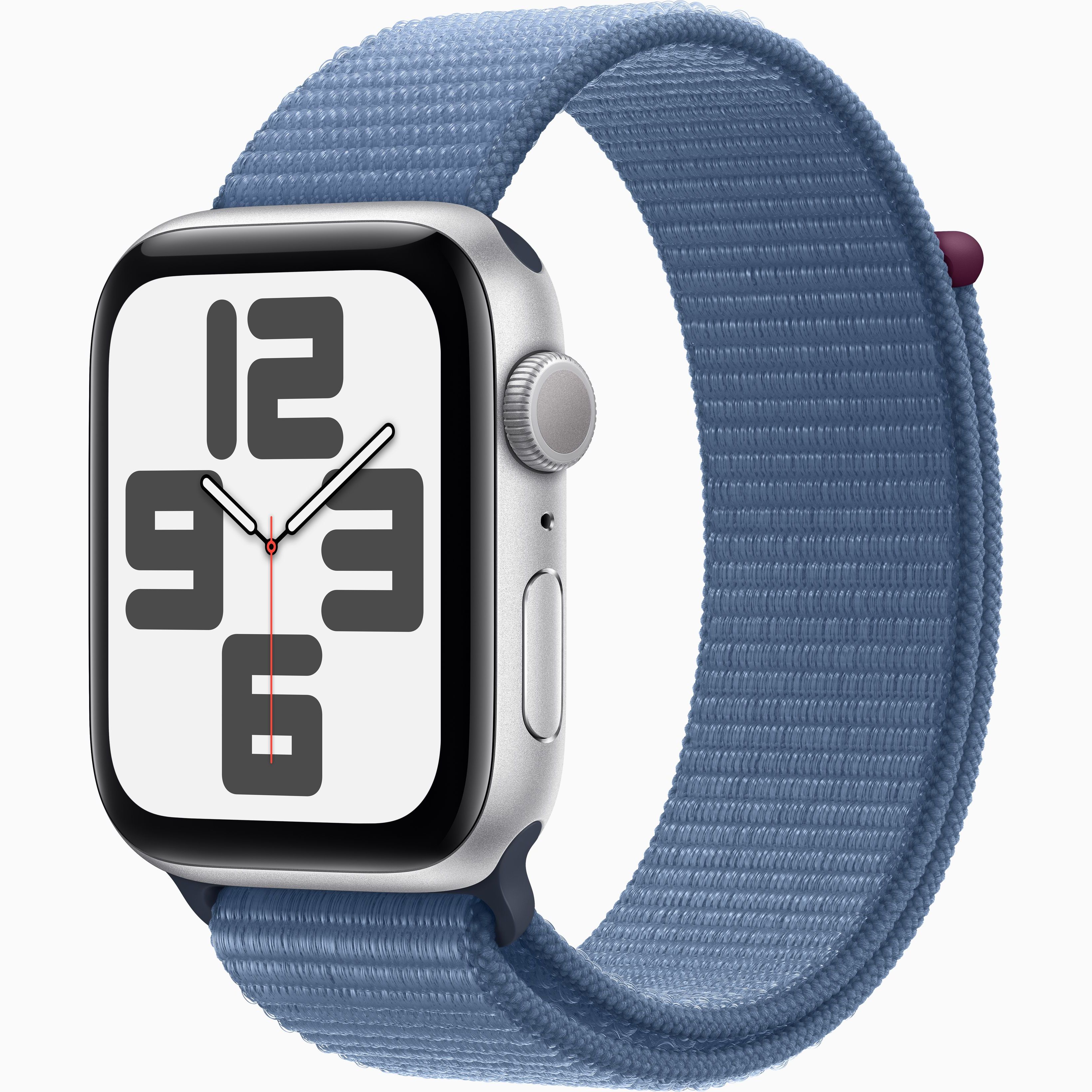 

Смарт-часы Apple Watch SE2 44 mm Silver Aluminium Case, Winter Blue Sport Loop, Watch SE2