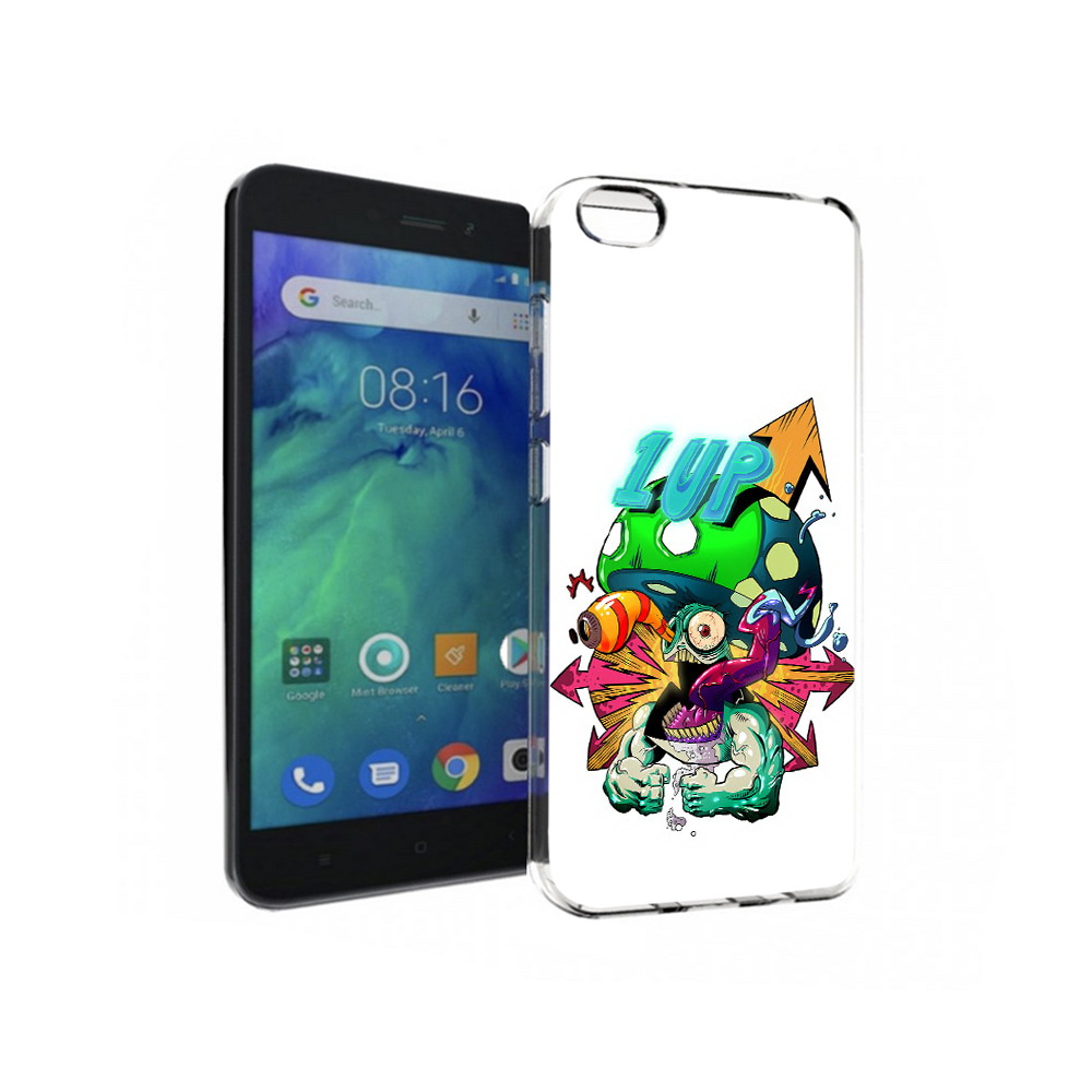 

Чехол MyPads Tocco для Xiaomi Redmi Go сильный гриб абстракция, Прозрачный, Tocco