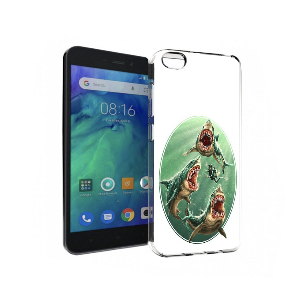 

Чехол MyPads Tocco для Xiaomi Redmi Go синяя бездна, Прозрачный, Tocco
