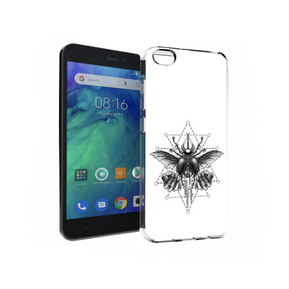 Чехол MyPads Tocco для Xiaomi Redmi Go скарабей