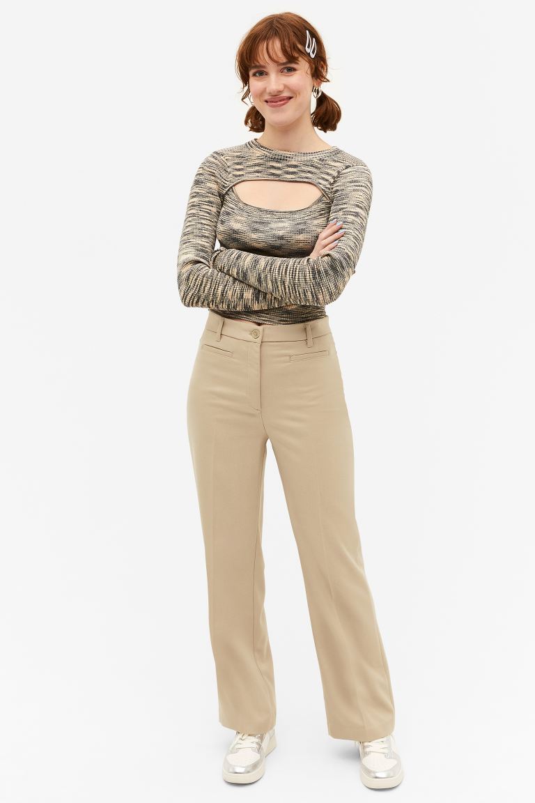 

Брюки женские Monki 1015370024 бежевые 40 EU (доставка из-за рубежа), Бежевый, 1015370024
