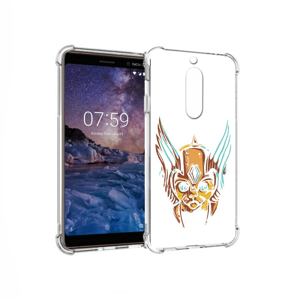 

Чехол MyPads Tocco для Nokia 7 тор абстракция (PT95887.123.644), Прозрачный, Tocco