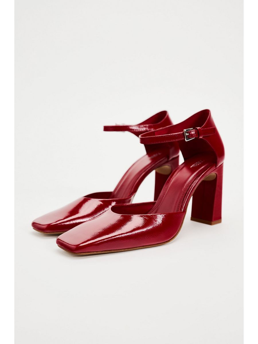 

Туфли женские ZARA 122683106 красные 40 EU, Красный, 122683106