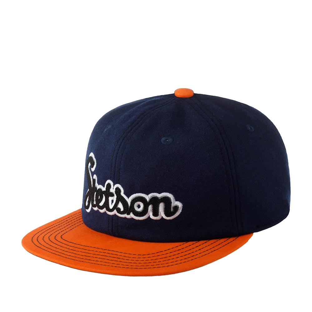 Бейсболка унисекс STETSON 7790108 BASEBALL CAP RETRO SCRIPT синяя one size