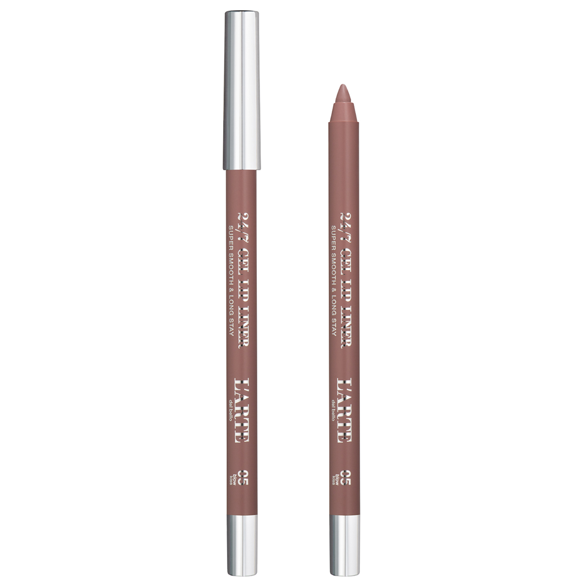 Карандаш для губ L'arte del bello Устойчивый гелевый 24 7 Gel Lip Liner тон 05 blow kiss