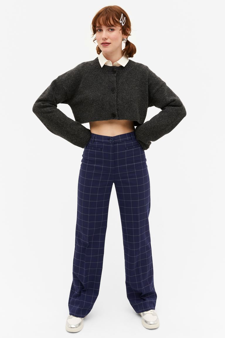 

Брюки женские Monki 1015370037 синие 36 (доставка из-за рубежа), 1015370037
