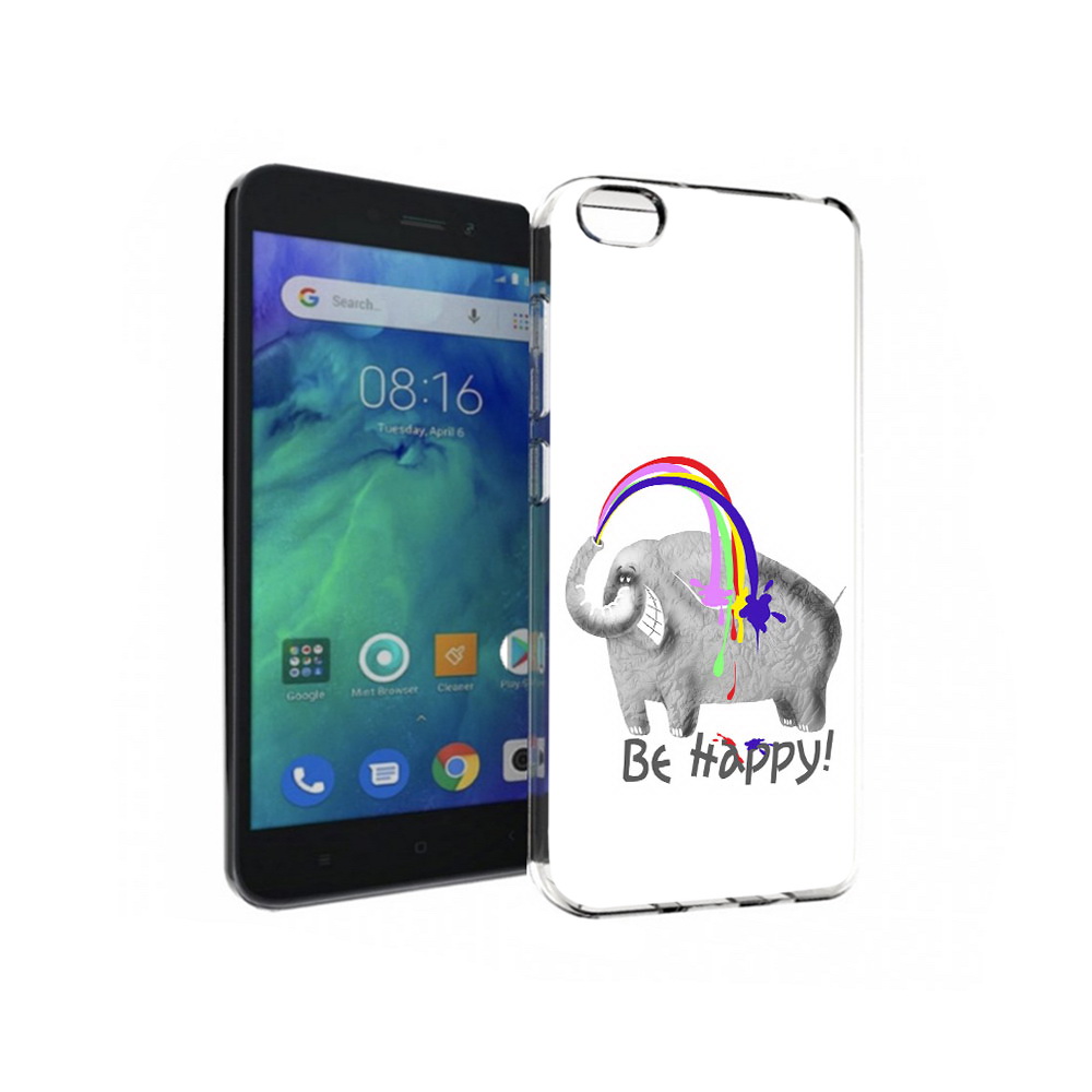 

Чехол MyPads Tocco для Xiaomi Redmi Go счастливый слон, Прозрачный, Tocco
