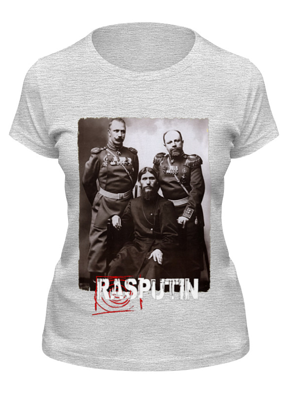 

Футболка женская Printio Rasputin серая M, Серый, Rasputin