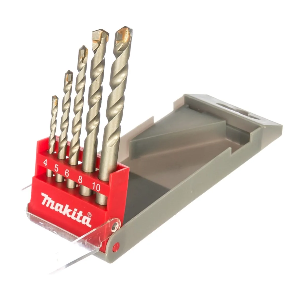 

Набор сверл по бетону, 5 шт. (4х70, 5х85, 6х100, 8х110 и 10х110) Makita (D-05175)