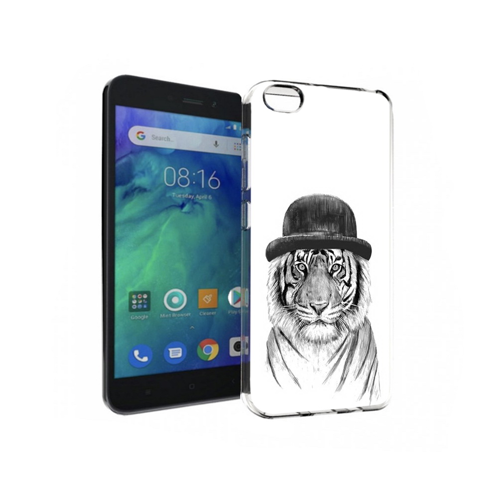 Чехол MyPads Tocco для Xiaomi Redmi Go тигр британец