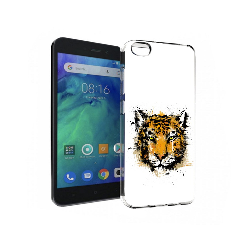 

Чехол MyPads Tocco для Xiaomi Redmi Go тигруля, Прозрачный, Tocco