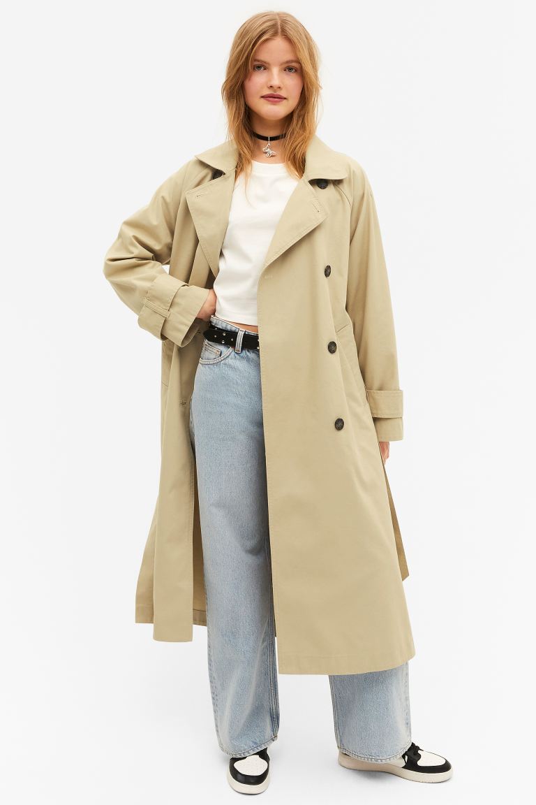 

Плащ женский Monki 1015851001 бежевый L (доставка из-за рубежа), 1015851001