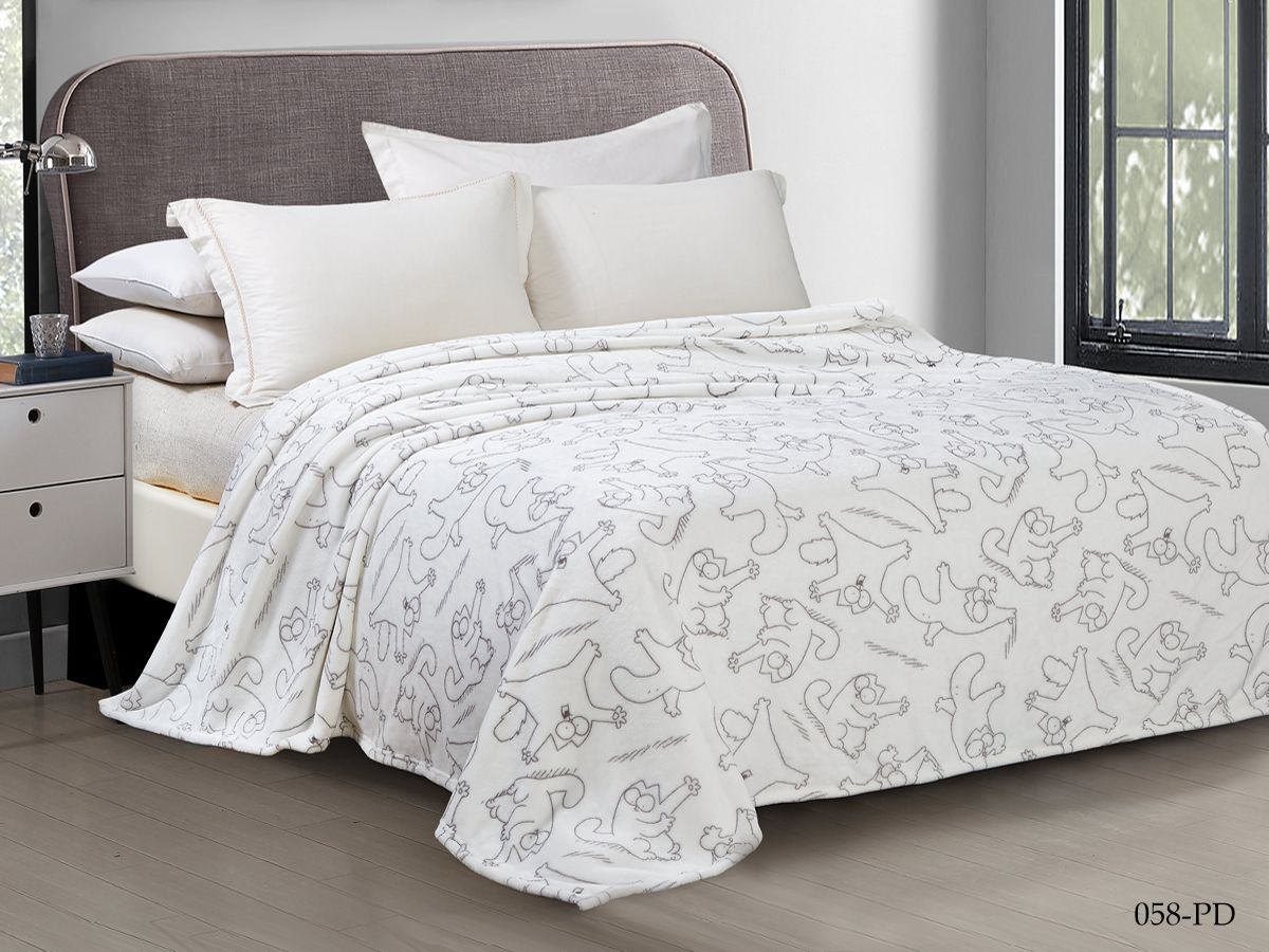 

Плед полуторный Cleo Home Bambino Collection 150х200 покрывало на кровать и диван велсофт, Bambino Collection