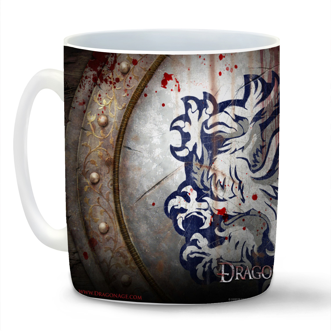 

Кружка CoolPodarok Dragon Age GreyWarden crest Драгон Эйдж