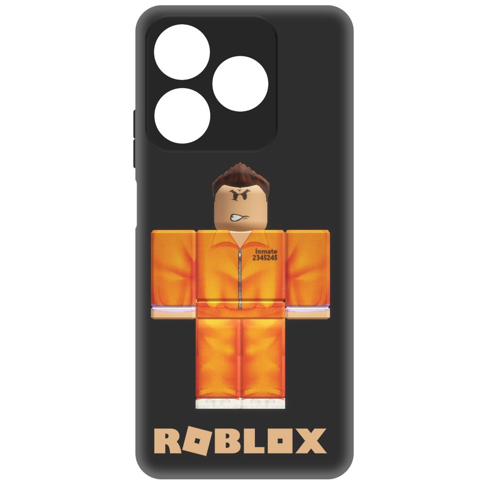 

Чехол-накладка Krutoff Soft Case Roblox-Заключенный для Realme C61 черный