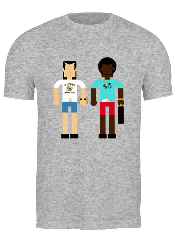 Футболка мужская Printio Криминальное чтиво (pulp fiction) серая S, Серый, Криминальное чтиво (pulp fiction)