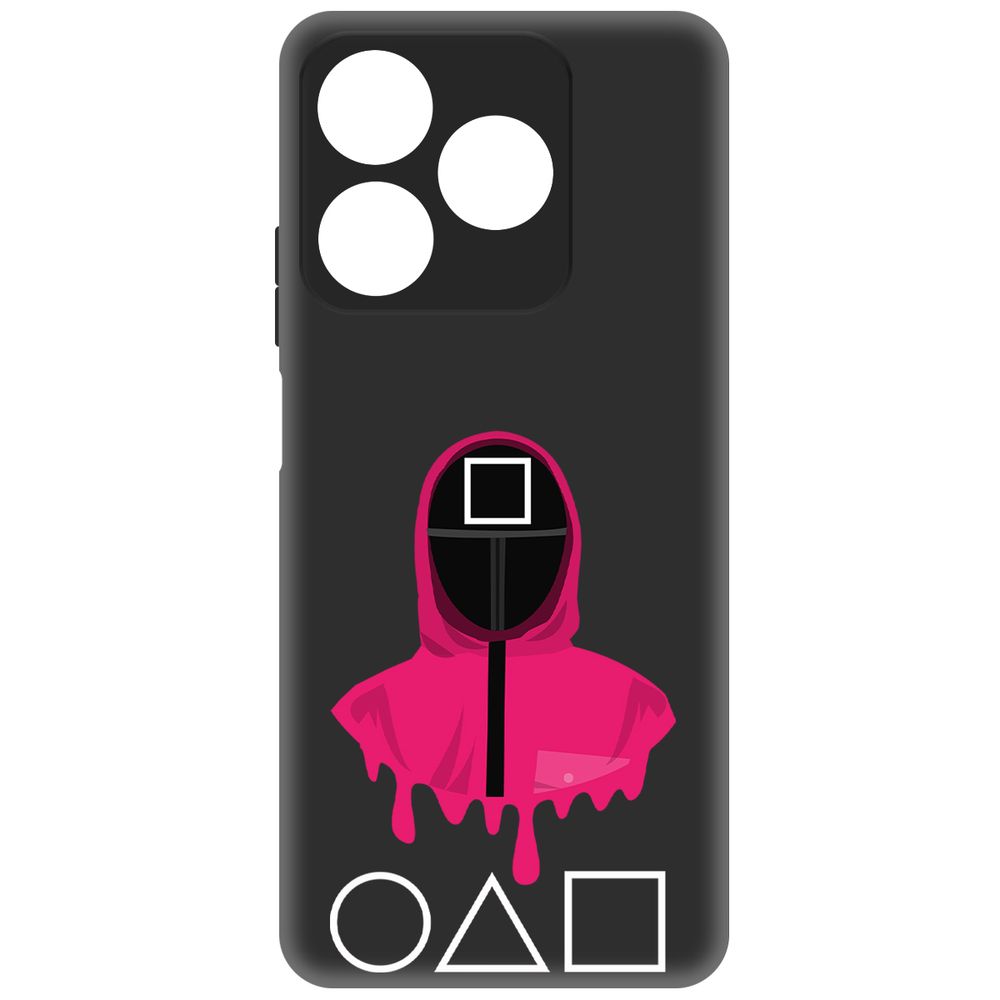 

Чехол-накладка Krutoff Soft Case Игра в кальмара-Начальник для Realme C61 черный
