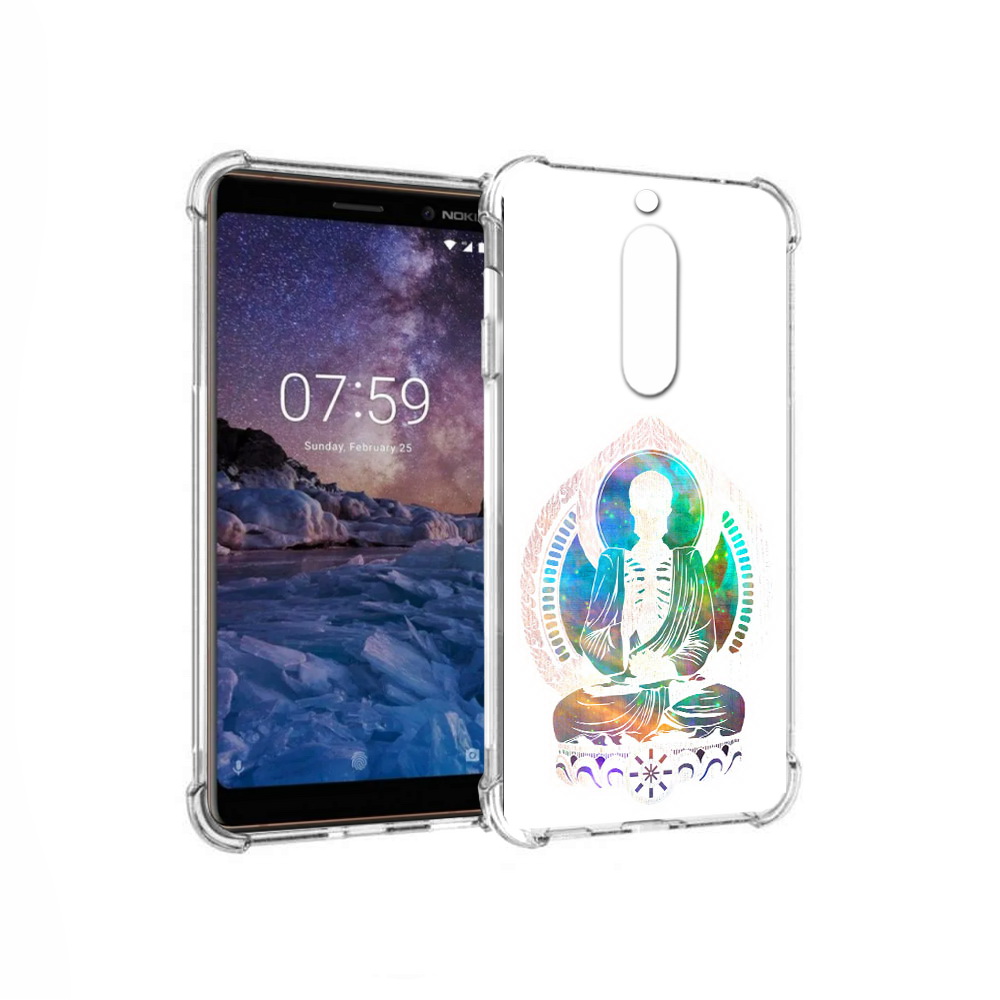 

Чехол MyPads Tocco для Nokia 7 умный скелет (PT95887.123.653), Прозрачный, Tocco