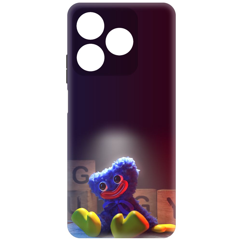 

Чехол-накладка Krutoff Soft Case Хаги Ваги игрушка для Realme C61 черный