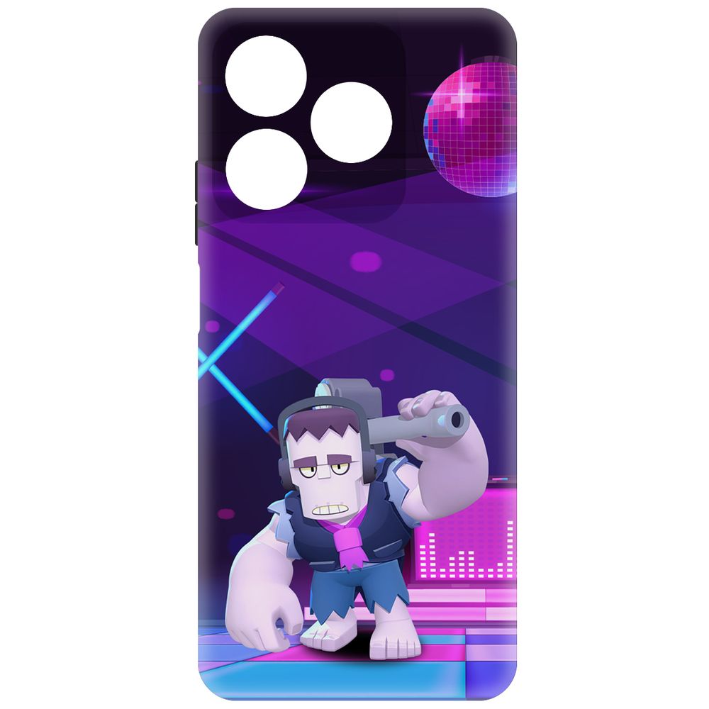 

Чехол-накладка Krutoff Soft Case Brawl Stars - Фрэнк для Realme C61 черный