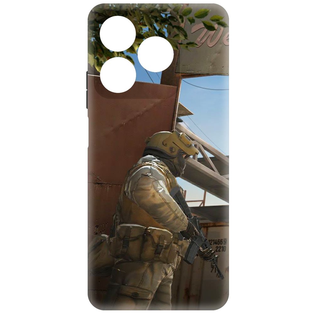 

Чехол-накладка Krutoff Soft Case Cтандофф 2 (Standoff 2) - Rust для Realme C61 черный