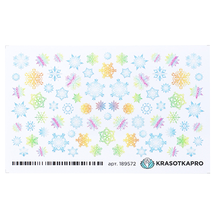 

Слайдер-дизайн KrasotkaPro №189572 Новогодние снежинки, Разноцветный
