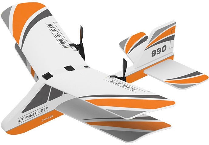 Радиоуправляемый мини планер Mini Glider - CS-990-ORANGE