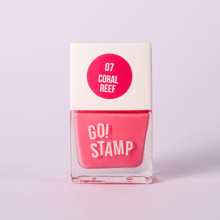 

Лак для стемпинга Go!Stamp №07, Coral Reef, Розовый