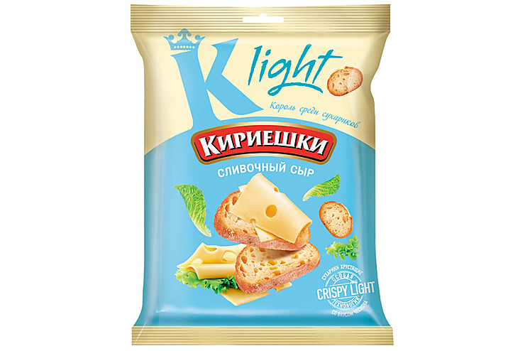 

«Кириешки Light», сухарики со вкусом сливочного сыра, 80 г