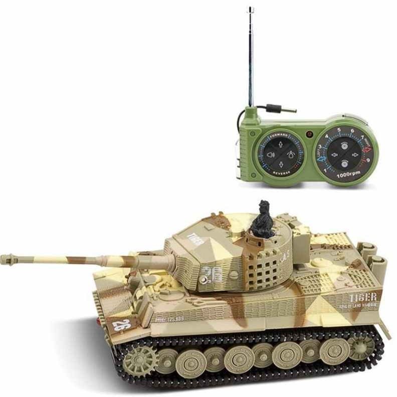 

Радиоуправляемый танк Great Wall Tiger (песочный камуфляж, 35MHz, 1:72) - 2117-2