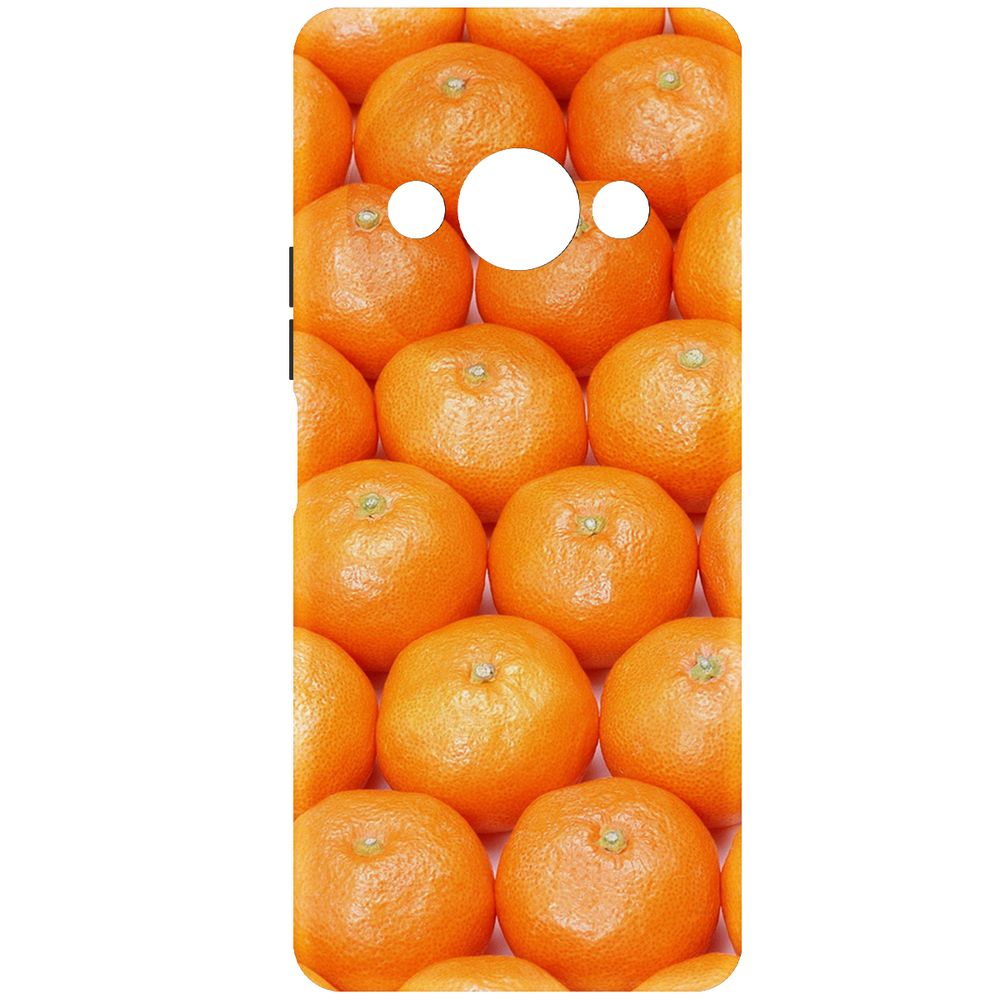 

Чехол-накладка Krutoff Soft Case Мандаринки для Xiaomi Poco C61 черный