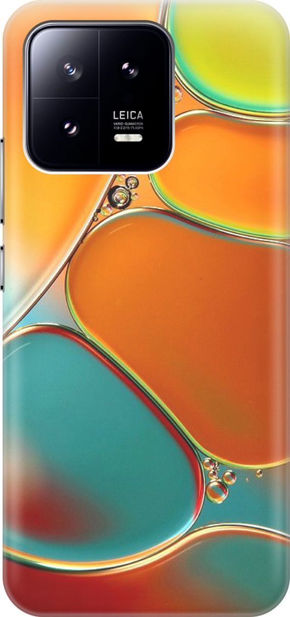 

Силиконовый чехол на Xiaomi 13 с принтом "Разноцветные пузырьки", Голубой;оранжевый, 159000
