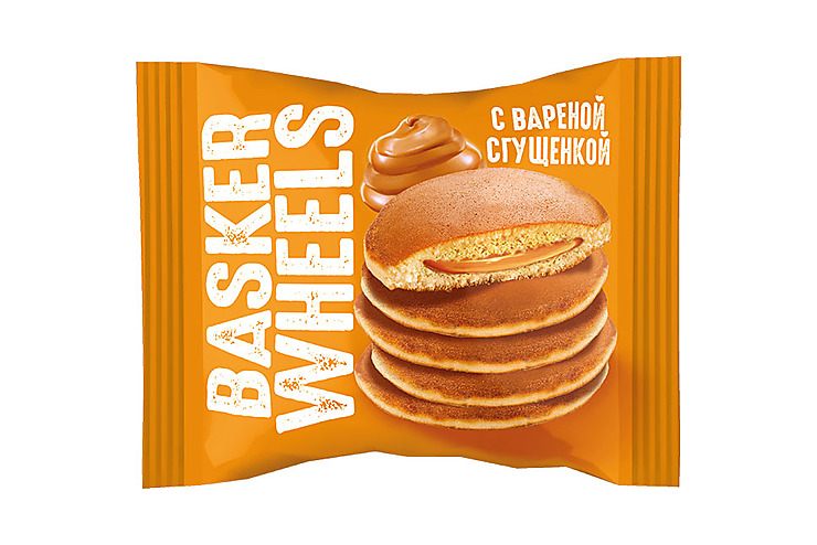 

«Basker Wheels», pancake с вареной сгущенкой, 36 г