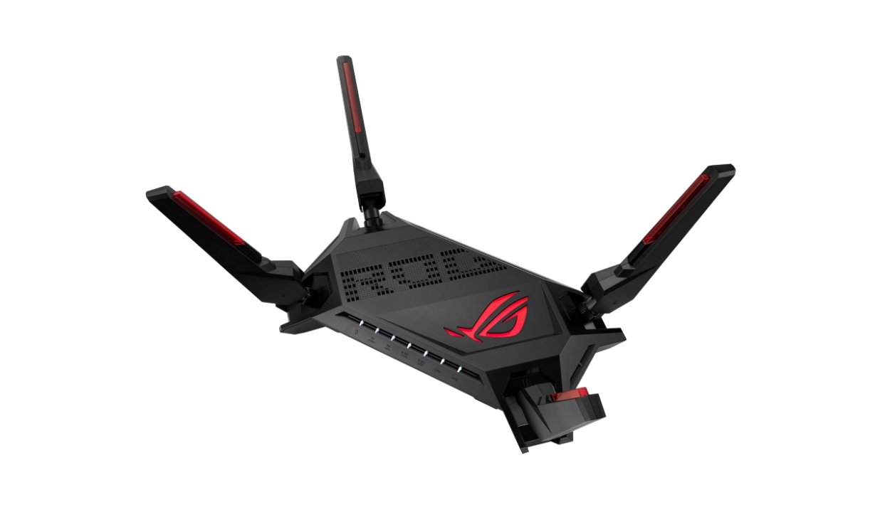 фото Wi-fi роутер asus rog rapture gt-ax6000 черный (90ig0780-mo3b00)