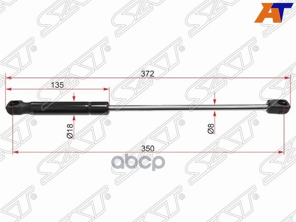 

SAT ST-8T0827919 Амортизатор крышки багажника AUDI A5/S5 07- 1шт