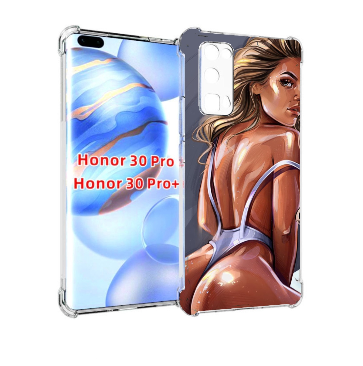 

Чехол бампер MyPads craigos-art для Honor 30 Pro, Прозрачный, Tocco