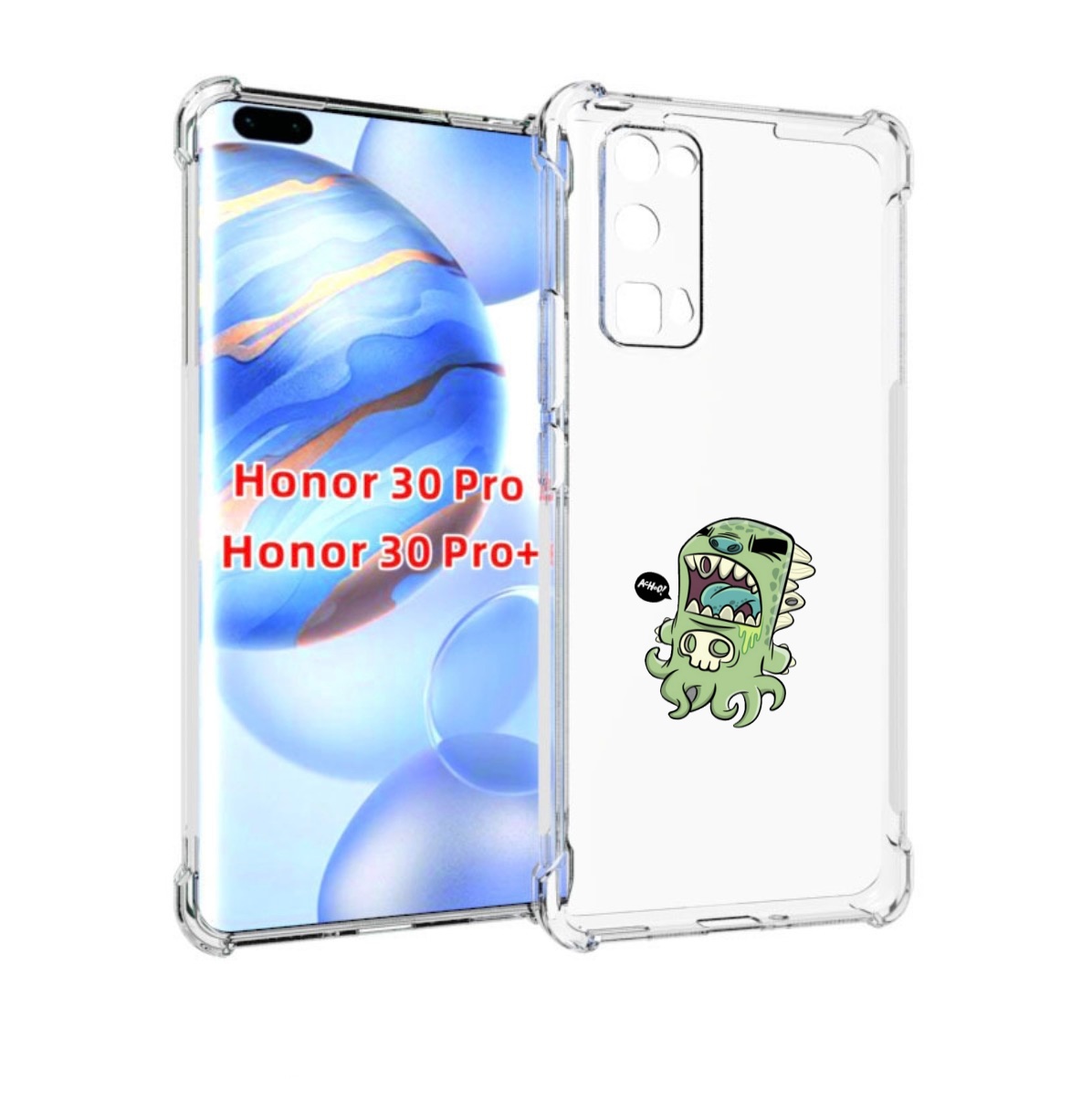 

Чехол бампер MyPads crop для Honor 30 Pro, Прозрачный, Tocco
